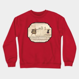 Funny Medieval, Funny Behold The Field, Zero Fucks meme, Humor Dank Meme Crewneck Sweatshirt